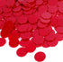 Coopay 300 Pieces Plastic Learning Counters, Bingo Chip Counting Discs for Math Practice and Poker Chips (Red Style 1)
