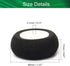 Yinpecly RC Car Wheel 40mm Dia Sponge RC Drift Cars Tires Set for DIY RC Car Truck Boat Helicopter Model White and Black 4PCS