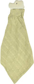 Tikiri Safari Animal Collection Crocodile Baby Comforter Olive Green Muslin with Natural Rubber