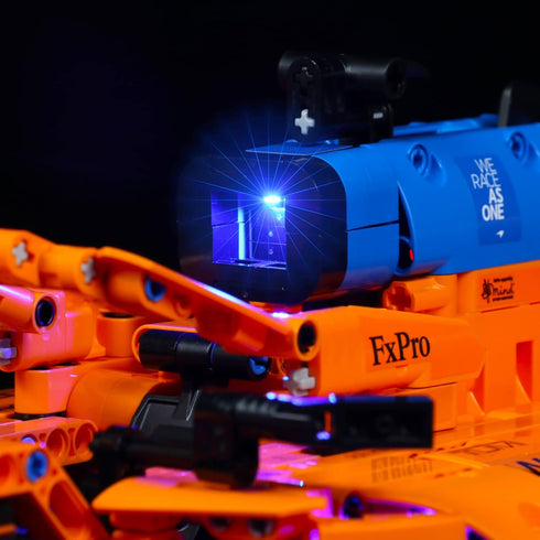 LED Lighting Light Kit Compatible with Lego McLaren Formula Race Car 42141, Giving Light to Model, NOT Included The