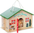 Manhattan Toy Farmer’s Market Day - 12-Piece Portable Wooden Toy Figure Pretend Shopping Playset