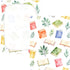 CZXW 52" 28" Watercolor Books Colorful Crib Sheets Fitted x Natural Cotton Soft & Breathable for Baby Crib Mattress