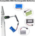 7.4V USB Charger Cable with SM-3PIN Plug for RC Car Plane Tank Boat, Universal 7.4V Lipo Battery USB Charger with
