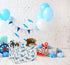 Kids Baby Storage Basket, Rectangular Shark Toy Organizer Bin, Cute Shelf Book Decor (Blue Shark)