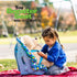 Joovy Toy Booster Seat & Doll Car Seat - Functional, Crash-Tested, Fits Dolls 12” to 22”