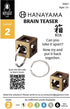 BePuzzled Hanayama Metal Brainteaser Puzzle - Mensa Rated Level 2, Ages 12 and Up