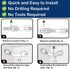 Socub 12 Pack Child Safety Cabinet Strap Locks - Multi Use Latch with Strong Adhesive for Cabinets, Drawers, and Fridge