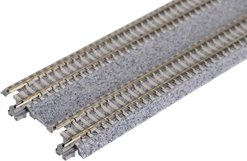 Kato 9-3/4" (2), KAT20004 USA, Inc. N Double Track Straight, Concrete Ties