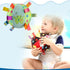 Inchant Baby Balls Soft Plush Rattle Comforter Toy for Kids, Infant Early Educational Plush Tag Baby Ball