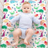 FIGEPO 4 Pack Pack Pack Baby Boy N Play Mini Crib Sheets Soft Fitted Baby Boy Mattress Covers Construction Truck