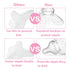 2 Pack Nipple Shields 20mm for Nursing Newborns, Breastfeeding Mothers with Carrying Case for Sore Nipples