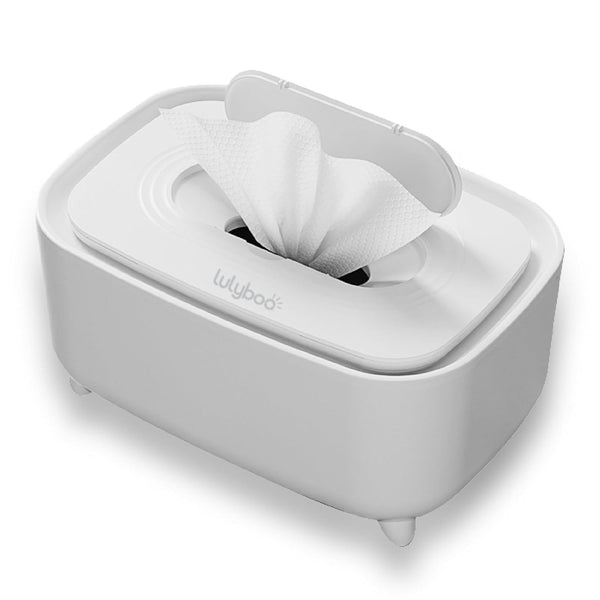 Lulyboo Warm Wipe Dispenser - Baby Wipe Warmer with Adjustable Temperature, Quick-Heating,