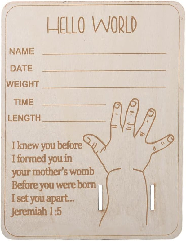 Borhmty Newborn Baby Hospital Bracelet Holder, Baby Birth Hospital Bracelet Wristband Holder, Engraved