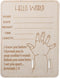 Borhmty Newborn Baby Hospital Bracelet Holder, Baby Birth Hospital Bracelet Wristband Holder, Engraved