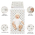 Portable Changing Pad Travel - Waterproof Compact Diaper Changing Mat - Lightweight & Foldable Changing Station