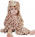 Gneliwm Baby Hooded Blanket Newborn Infant Soft Warm Swaddle Wrap Animal Face Coral Fleece Shower Bath Towel