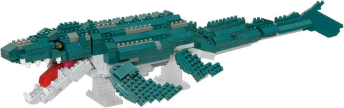 nanoblock - Dinosaurs - Mosasaurus Deluxe Edition, Advanced Hobby Series Building Kit