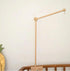 Black Wooden Crib Mobile Arm, Adjustable Mobile Holder for Crib and Desk Rotating Baby Mobile Hanger Nursery Decoration