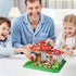 Set 1621pcs RAVAYO Mushroom House Building Blocks - Unique Design Creative Building Toy for Adults and Teens Mini Brick