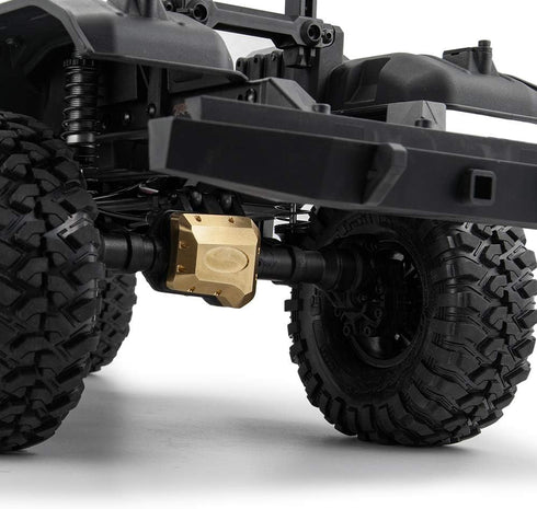 RCLIONS Brass Diff Cover, Heavy Duty 69g Axles Gear Cover for TRX4 T4 Front Rear Axles
