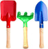 NUA Garden Tool Set 3 Pieces of Mini Metal rake Shovel TRO Knife