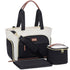 LOVEVOOK Breast Pump Bag - Diaper Bag Tote 3Pcs Set for Breastfeeding Moms with 15" Laptop Pocket, Cooler Bag &