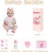 20 Inch 3+ Babeviimt Reborn Baby Dolls - Cute Soft Vinyl Realistic Baby Doll Poseable Real Life Baby Dolls