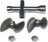 ZDingTech 2pcs H102 H120 H100 H106 H108 H102 Propeller Parts for TKKJ RC Boat Parts, RC Boat Propeller with Nuts