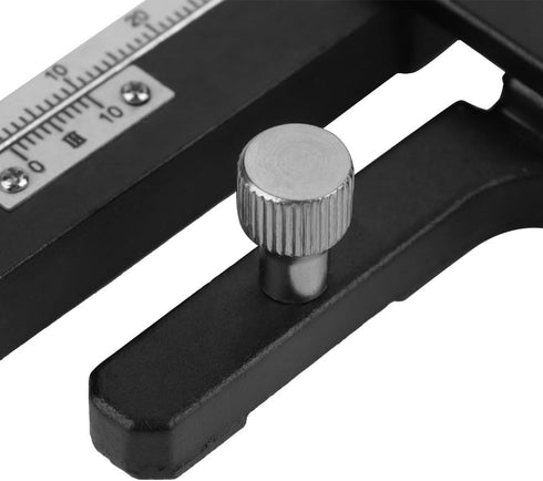 Microscope Attachable Mechanical Stage XY Moveable Stage Caliper with Scale for Microscope GBD