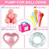 Electric Balloon Pump, 110V-120V Portable Dual Nozzle Blower with Balloons, Tying Tools for Party Decorations