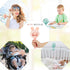 Keweis Stroller Fan Mini Handheld Octopus Fan Baby Fan with Flexible Tripod Wrapped on Stroller, Car Seat, Student Bed