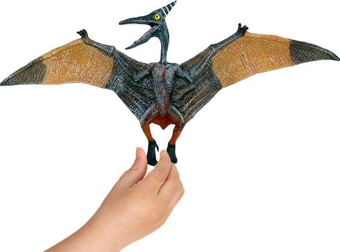 Gemini&Genius Pterodactyl Dinosaur Toys, Flying Dinosaur Figurine, Pteranodon Model Great Gifts and Cake Toppers