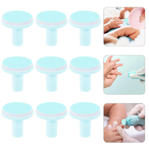CNAFGBGG 24Pcs Trimmer Trimmer, Baby Nail File Replacement Heads, Plastic Baby Nail Replacement Pads for Standard