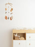 Handcrafted Willow Leaf Ceiling Decor for Nursery - Earthy Tones