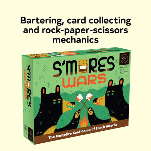Chronicle Books S’Mores Wars: The Campfire Card Game of Snack Attacks (Competitive Card-Drafting Marshmallow Game for