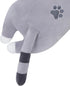 Yeqivo Girlfriend(110cm/43.3inch) Soft Cat Plush Pillow, Grey Long Cat Stuffed Animals Soft Long Kitten Plushies Kawaii