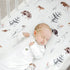 Pack n Play Sheets Fitted 2 Pack, Stretchy Ultra Soft Jersey Knit, Universal Portable/Mini Crib Mattresses