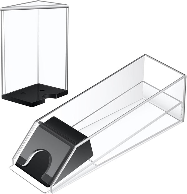 Honoson Blackjack Shoe and Discard Tray, Clear Acrylic Card Dispenser for Playing Cards Discard Holder