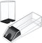 Honoson Blackjack Shoe and Discard Tray, Clear Acrylic Card Dispenser for Playing Cards Discard Holder