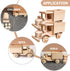 Kisangel Christmas Decorations - 2 Sets Wooden Car Model 3D Unfinished Puzzles Build Car Kit for Home Ornaments