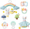 auby Cozy Bunny Newborn Gift Set - 6-in-1 Baby Soothing Essentials with