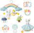 auby Cozy Bunny Newborn Gift Set - 6-in-1 Baby Soothing Essentials with