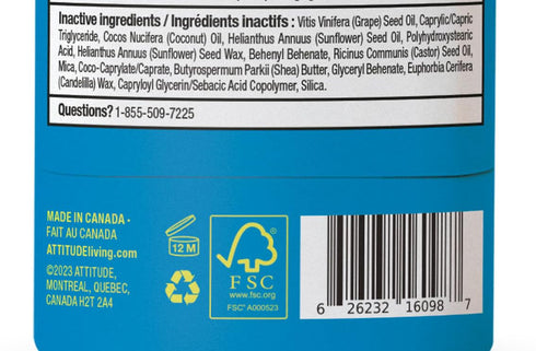 30, 2.1 ATTITUDE Mineral Sunscreen Stick for Kids, SPF EWG Verified, Plastic-Free, Broad Spectrum UVA/UVB Protection