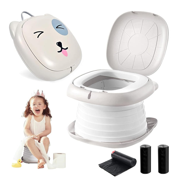 YZNlife Travel Potty for Toddler Portable Foldable Potty Training Toilet for Boys Girls