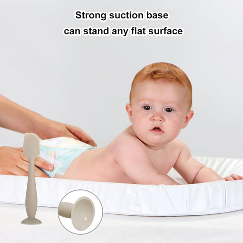 QYG 3 Pack Baby Diaper Paste Spatula, Newborn Diaper Cream Applicator, Suitable for Aquaphor & Desitin