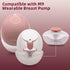 Kearnybo M9-6 Pack 150ml Pump Bottles Compatible with Breastmilk Storage Containers, Electric Breast Pump Replacement