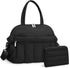 FullWoyi Diaper Bag Tote, Puffer Diaper Tote Bags Crossbody Hospital Bag Travel Large