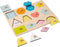 Montessori Toy for Babies 12-18 Months, Wooden Shape Puzzles for Toddlers 1-3, Baby Puzzle with Knob, Color & Shape
