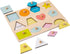 Montessori Toy for Babies 12-18 Months, Wooden Shape Puzzles for Toddlers 1-3, Baby Puzzle with Knob, Color & Shape