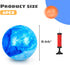 AMOR PRESENT 4PCS Bouncing Ball with Pump, 8.7inch Marbleized Bouncy Balls for Kids Bouncing Sensory Play.